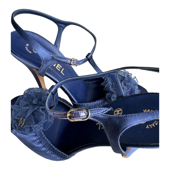 Chanel Satin T-Strap Slingback - Picture 7 of 10